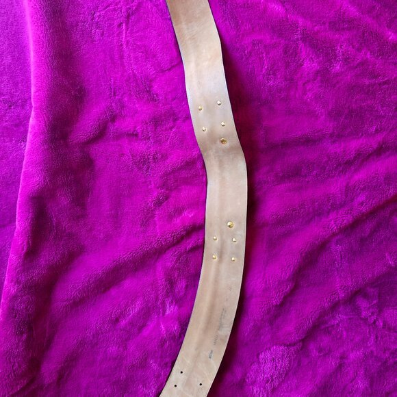 Rare Moschino Redwall Leather Belt sz 44 main image 9